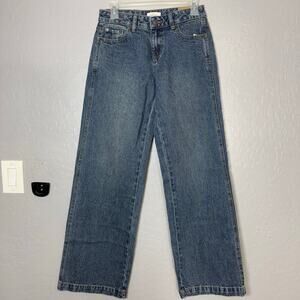 PacSun Women's Casey Low Rise Baggy Jeans Dark Indigo Tint Medium Indigo, 23